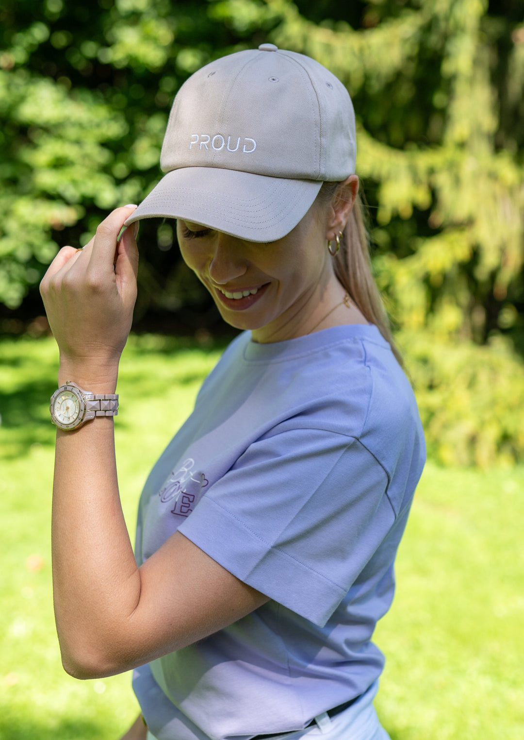 Cap POSITIVE MINDSET beige