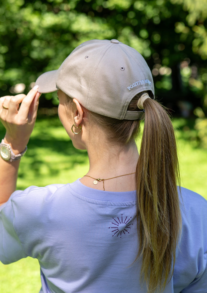 Cap POSITIVE MINDSET beige